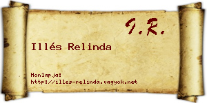 Illés Relinda névjegykártya